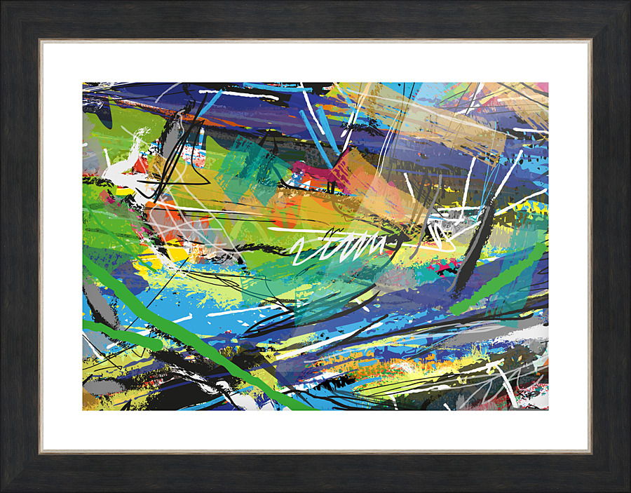  Abstractionwave 004-21 Picture Frame print