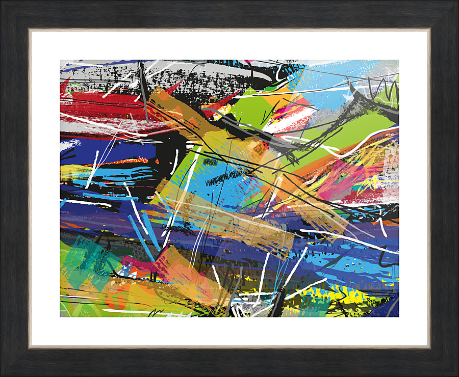 Abstractionwave 004-06 Picture Frame print