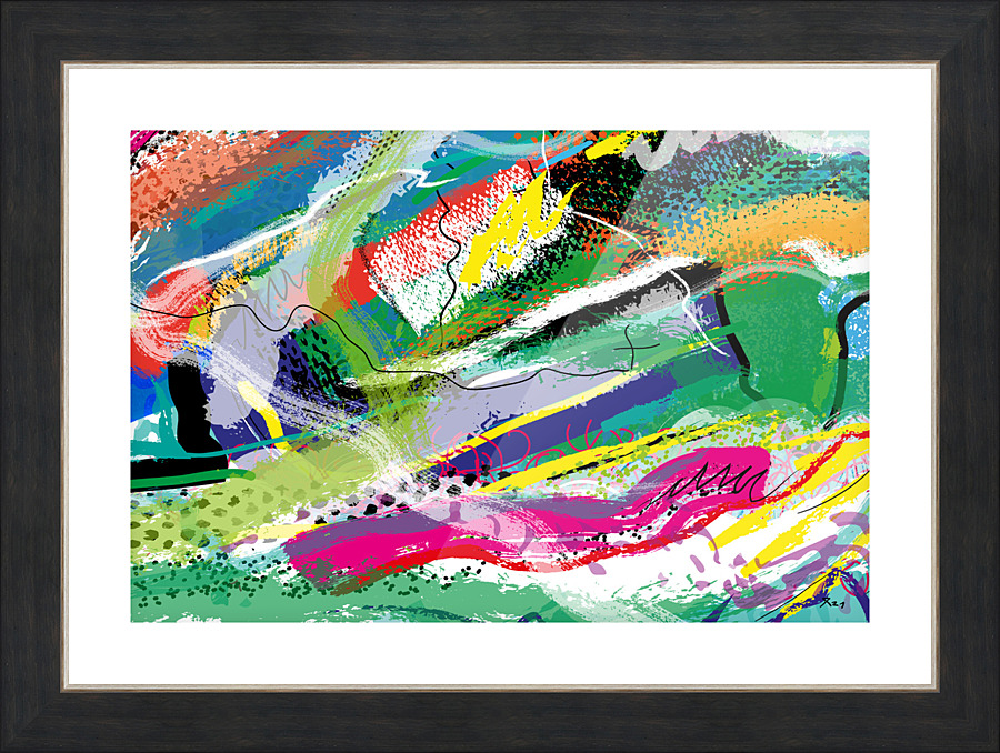 Abstractionwave 003-07 Picture Frame print