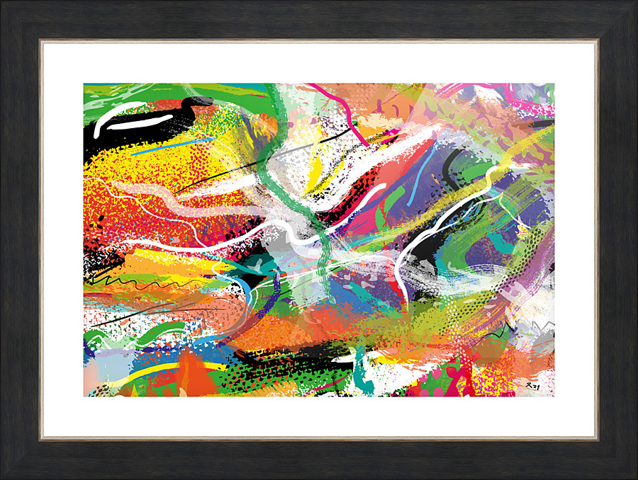 Abstractionwave 003-06 Picture Frame print