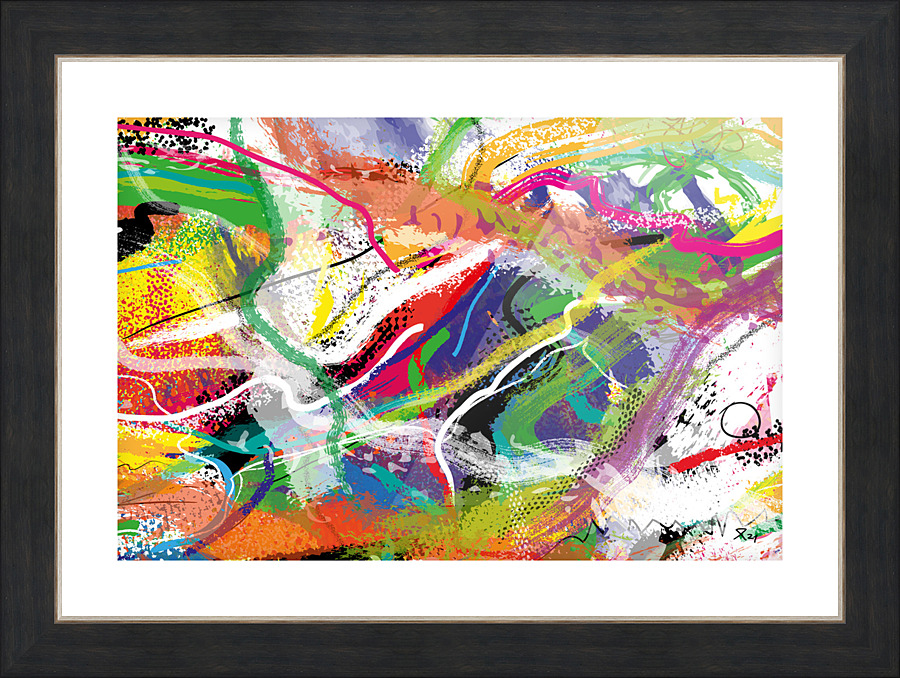 Abstractionwave 003-03 Picture Frame print