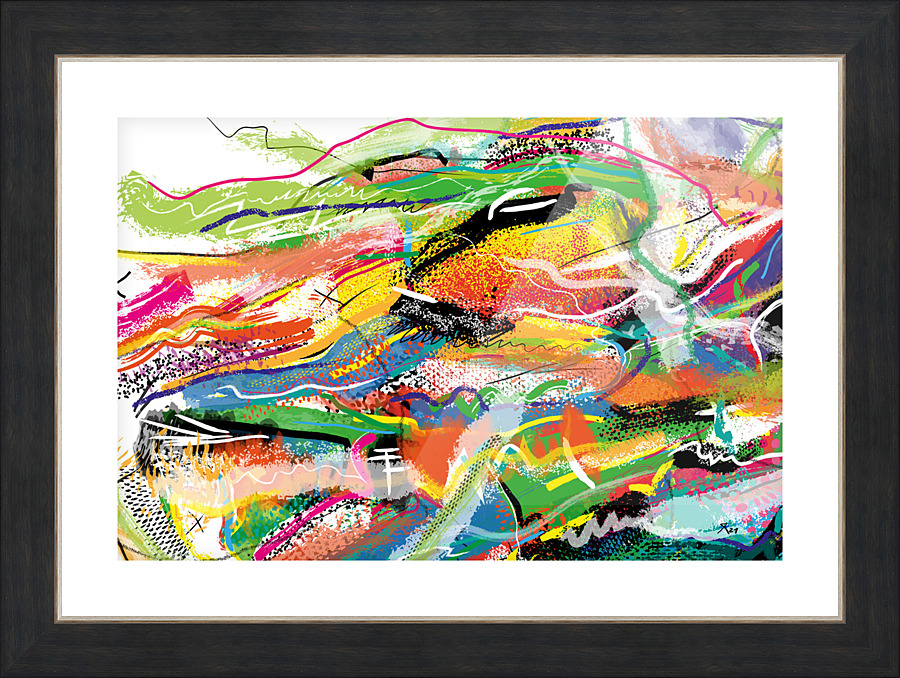 Abstractionwave 003-02 Picture Frame print