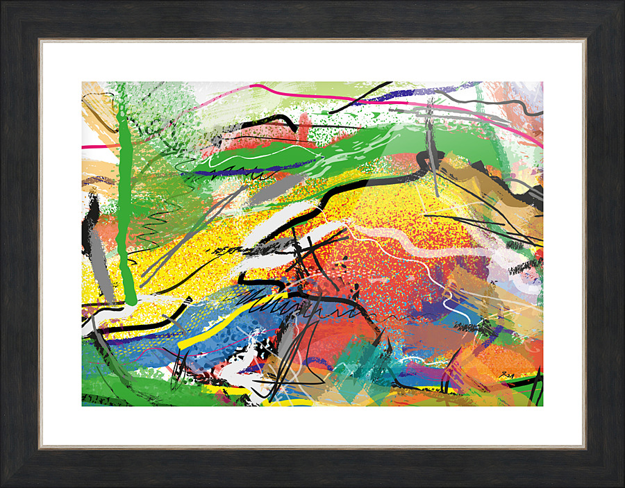 Abstractionwave 005-18 Picture Frame print