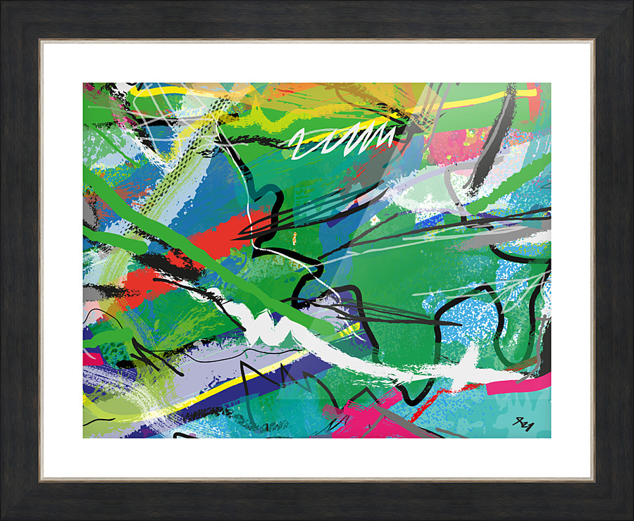 Abstractionwave 005-05 Picture Frame print