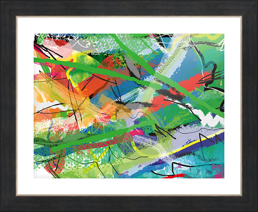 Abstractionwave 005-08 Picture Frame print