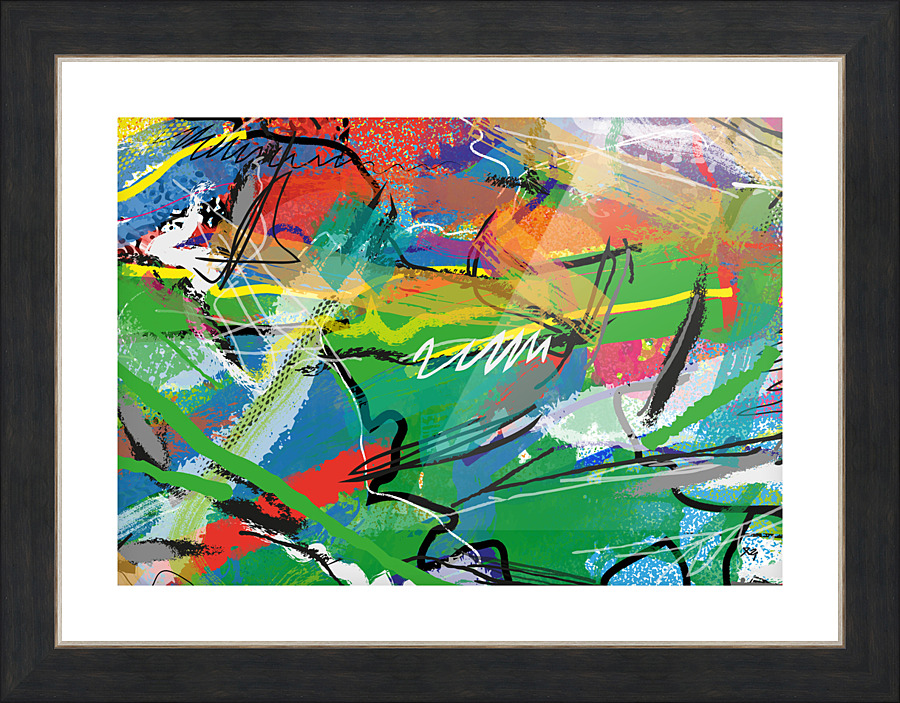 Abstractionwave 005-21 Picture Frame print
