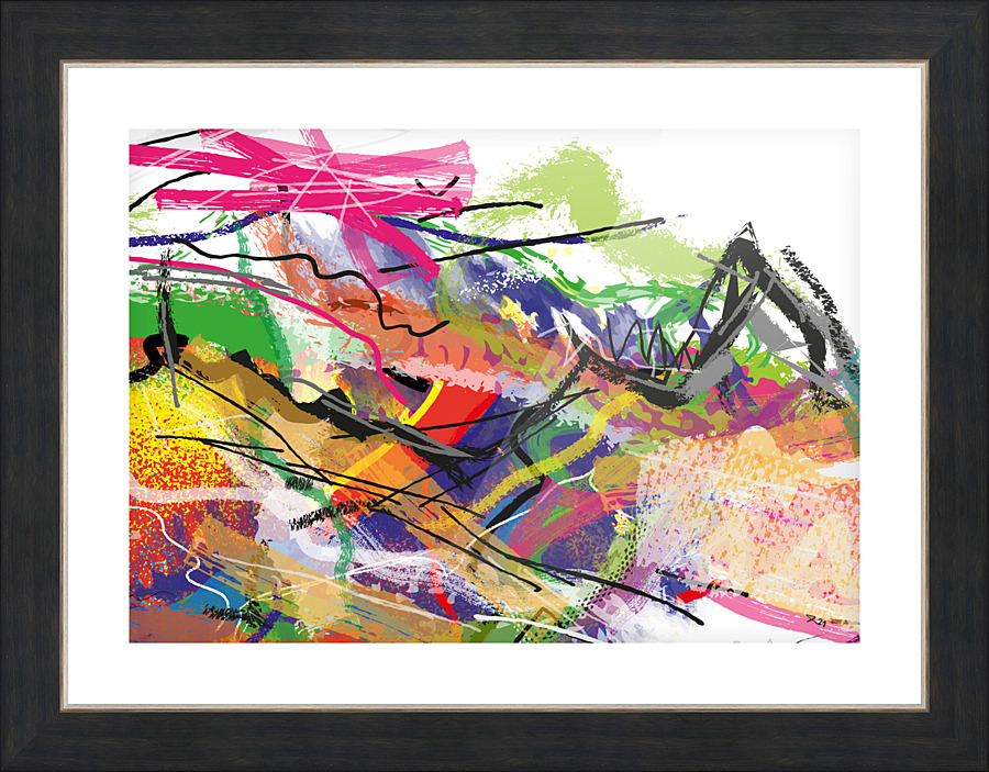Abstractionwave 005-12 Picture Frame print