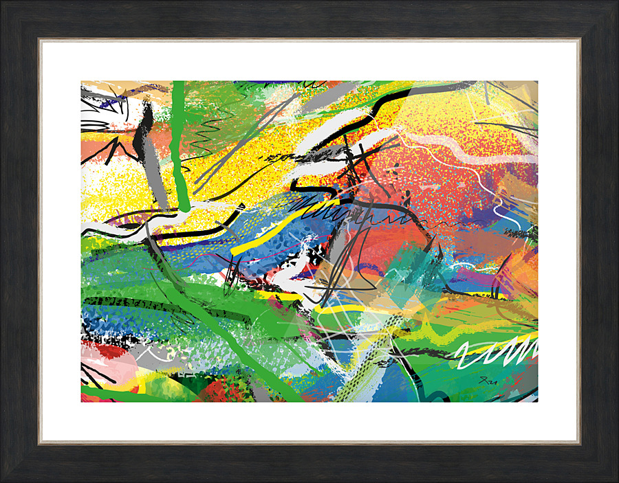 Abstractionwave 005-15 Picture Frame print