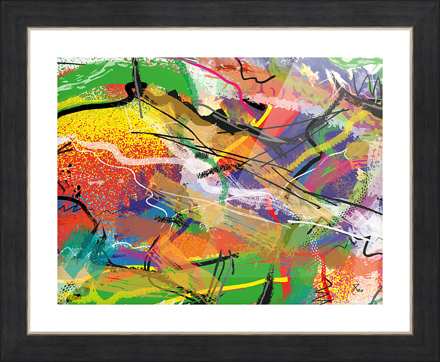 Abstractionwave 005-06 Picture Frame print