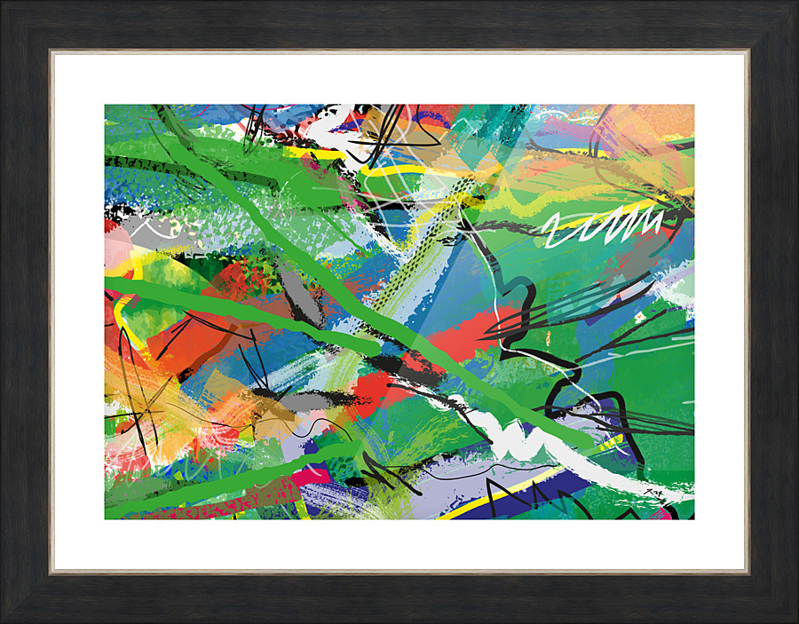 Abstractionwave 005-17 Picture Frame print