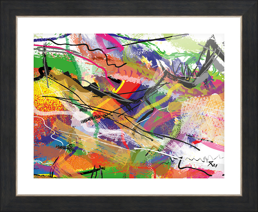 Abstractionwave 005-03 Picture Frame print