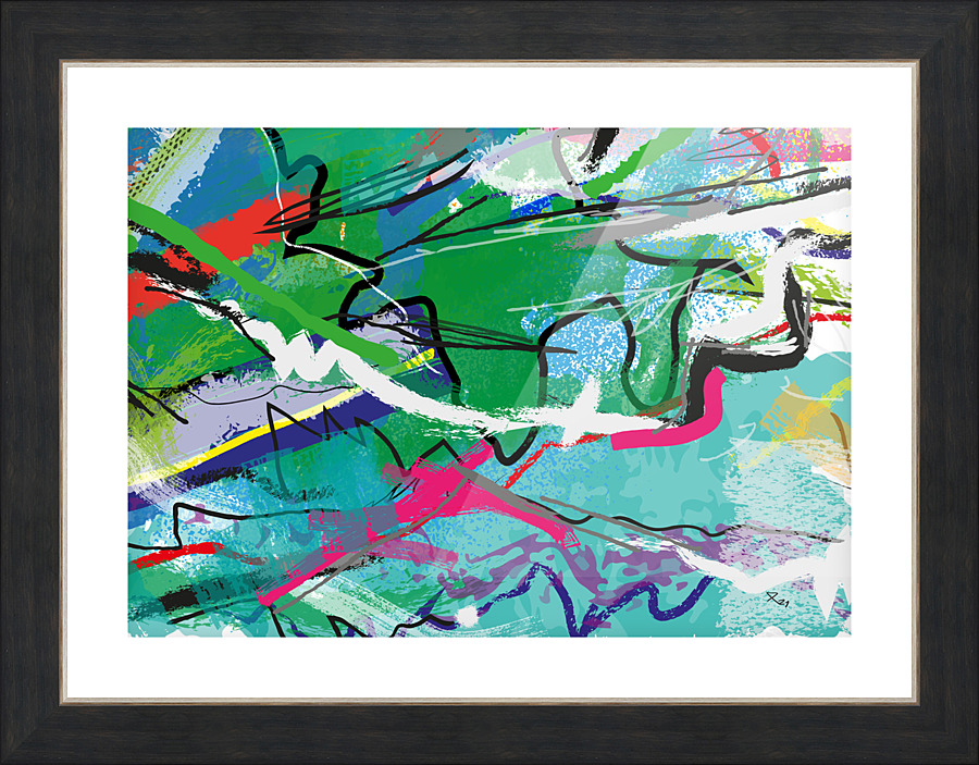 Abstractionwave 005-09 Picture Frame print