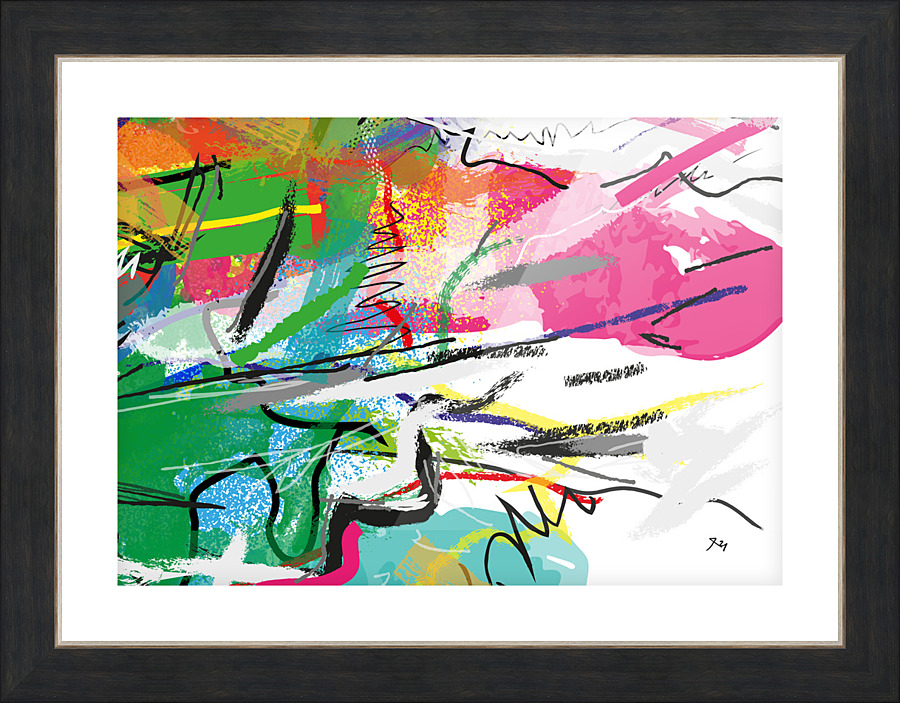 Abstractionwave 005-20 Picture Frame print