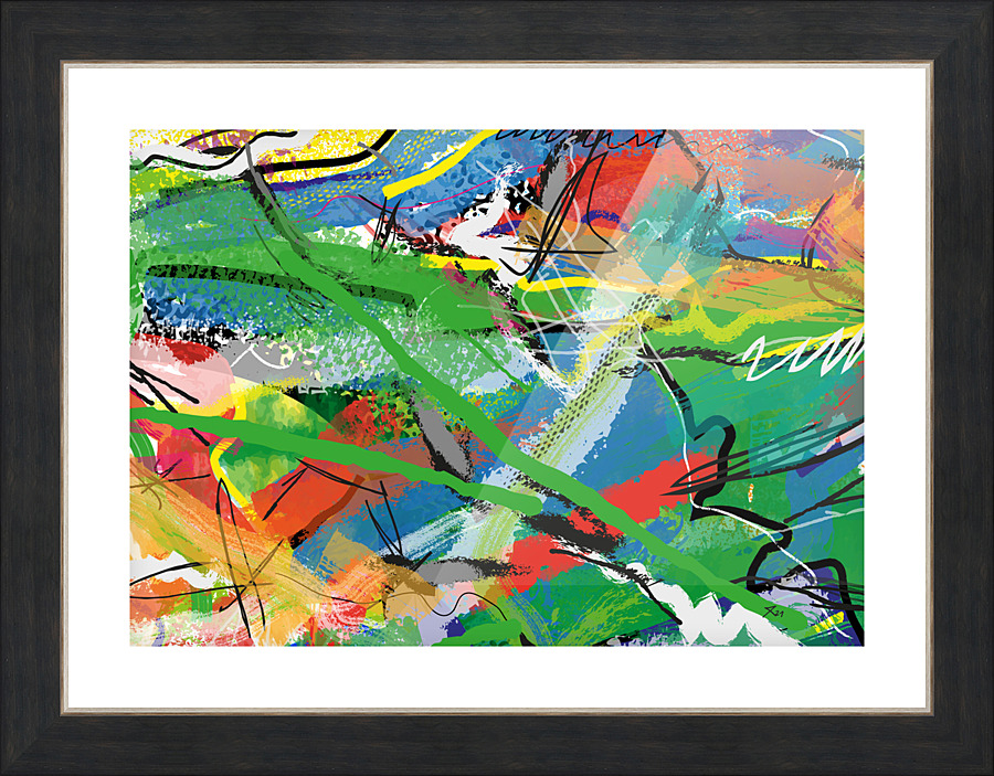 Abstractionwave 005-13 Picture Frame print