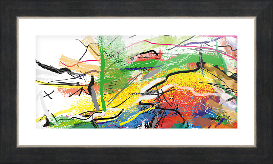 Abstractionwave 005-26 Picture Frame print