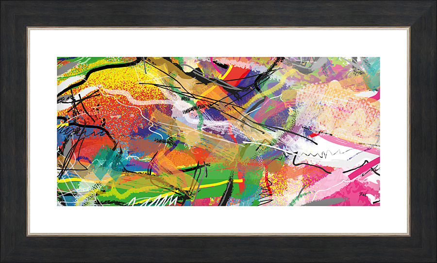 Abstractionwave 005-23 Picture Frame print