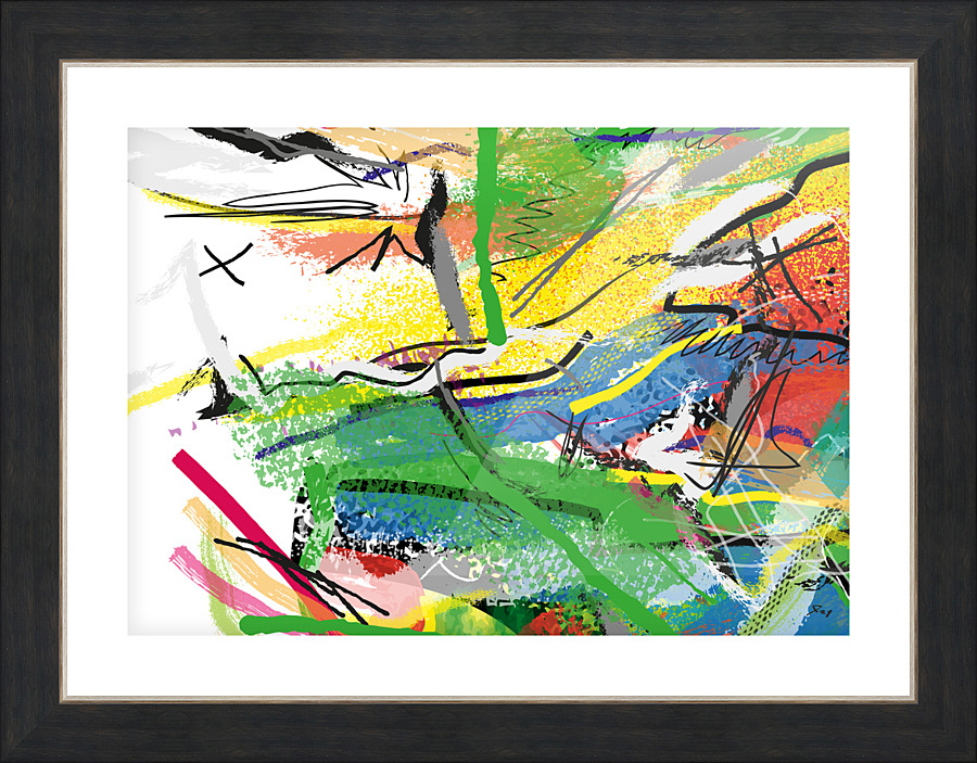 Abstractionwave 005-16 Picture Frame print