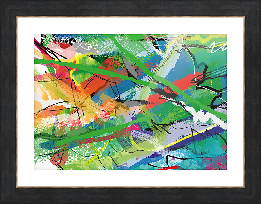 Abstractionwave 005-14 Picture Frame print