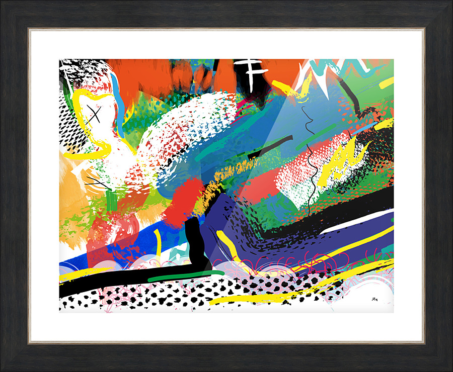 Abstractionwave 006-08 Picture Frame print