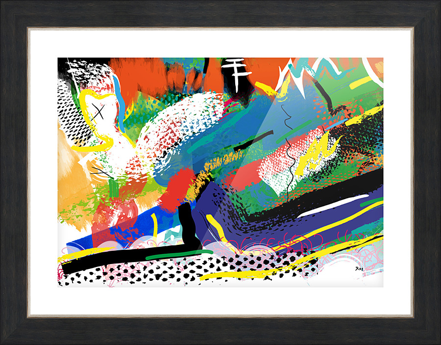 Abstractionwave 006-14 Picture Frame print