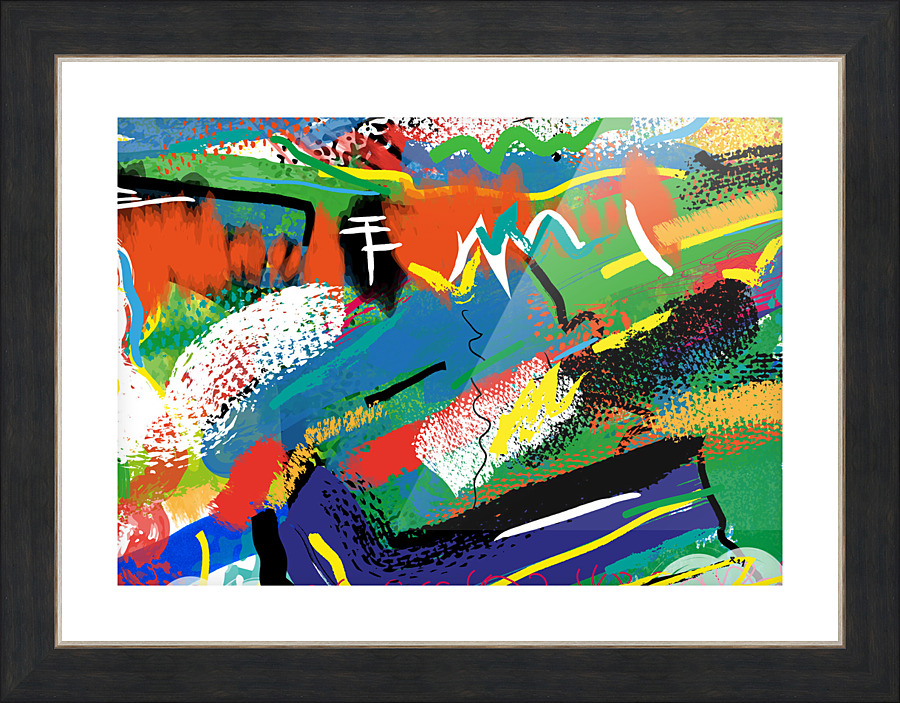 Abstractionwave 006-17 Picture Frame print