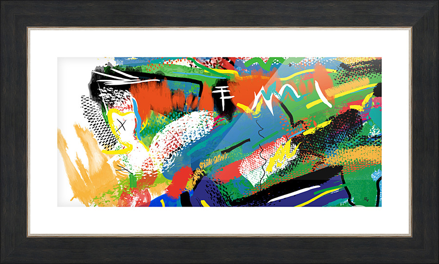 Abstractionwave 006-25 Picture Frame print