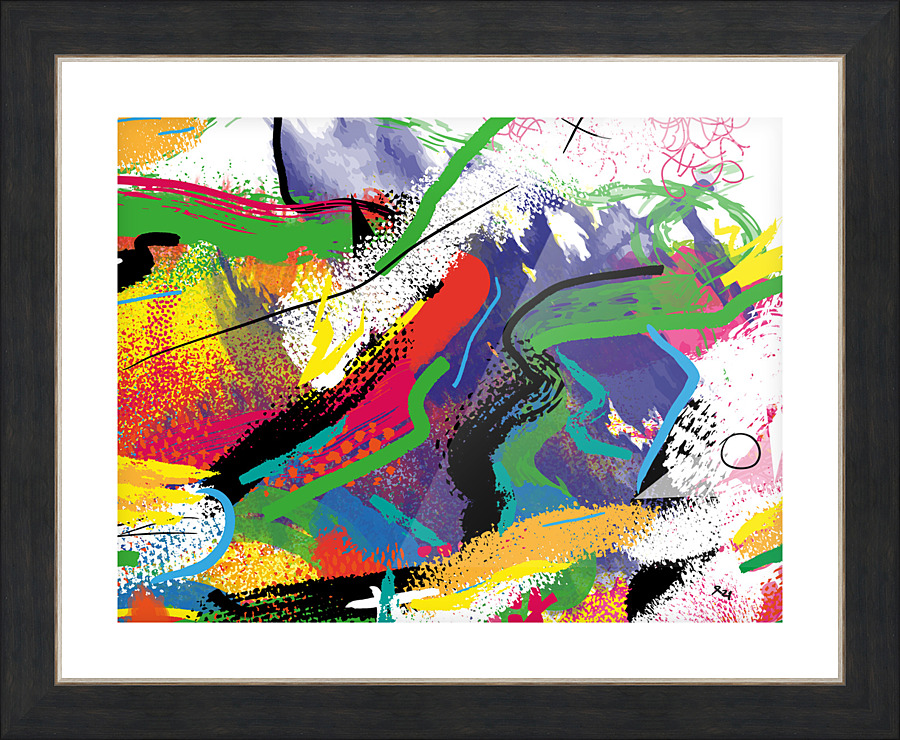 Abstractionwave 006-03 Picture Frame print