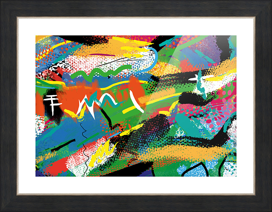 Abstractionwave 006-21 Picture Frame print