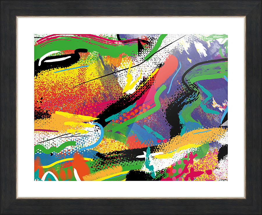Abstractionwave 006-06 Picture Frame print