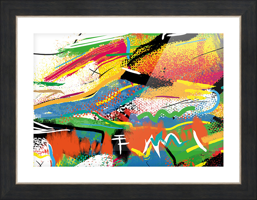 Abstractionwave 006-15 Picture Frame print