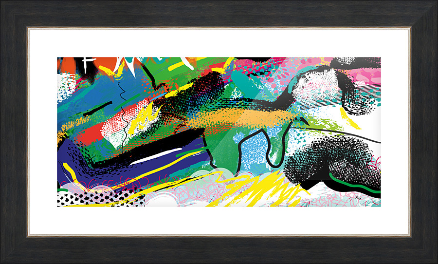 Abstractionwave 006 22 Picture Frame print