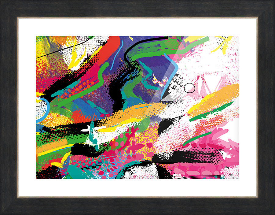 Abstractionwave 006-10 Picture Frame print
