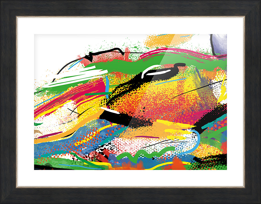 Abstractionwave 006-18 Picture Frame print