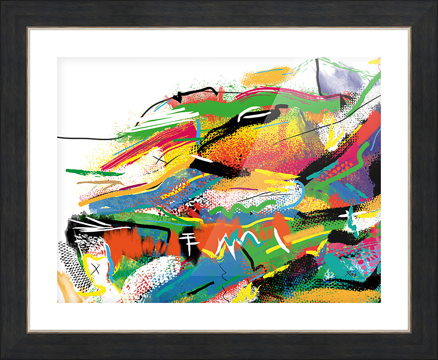 Abstractionwave 006-02 Picture Frame print