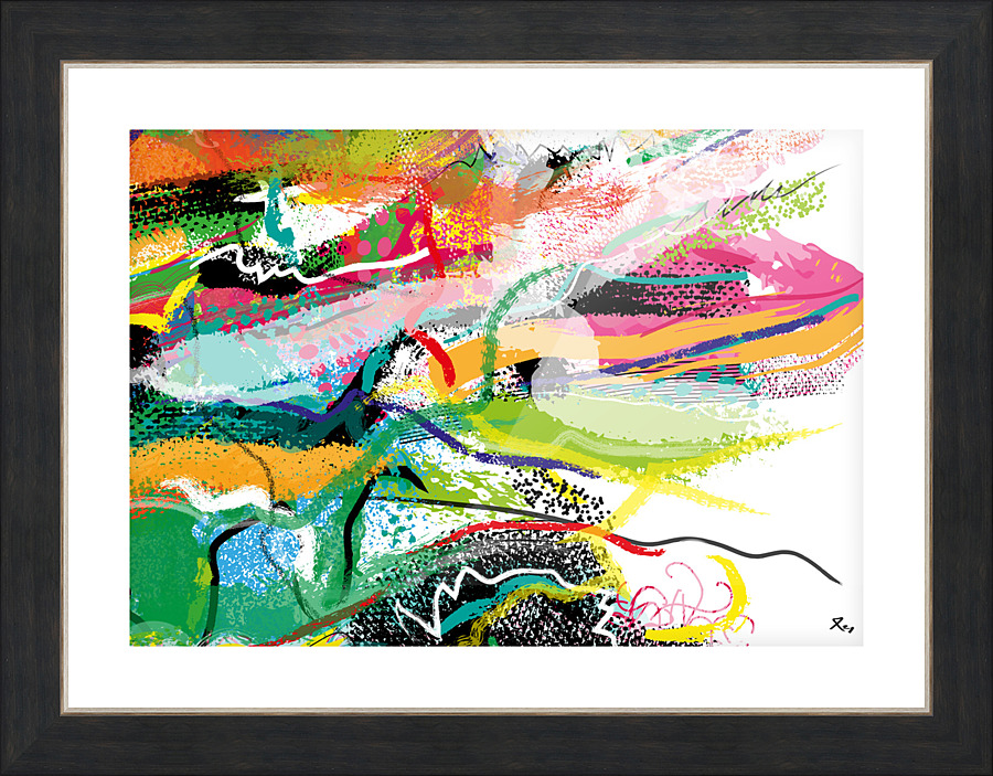 Abstractionwave 007-20 Picture Frame print