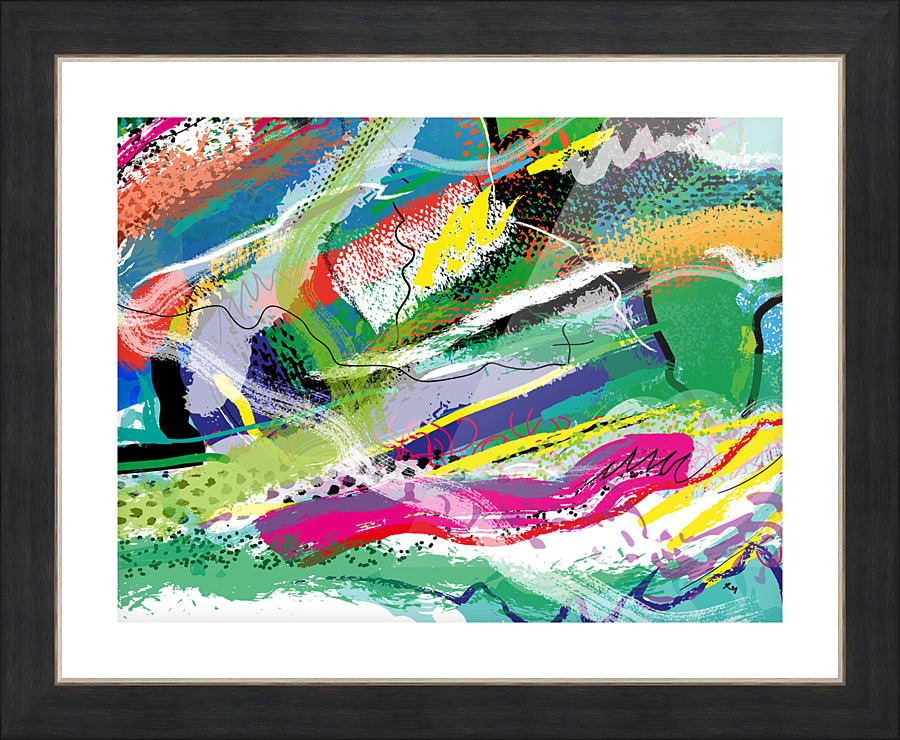 Abstractionwave 007-07 Picture Frame print