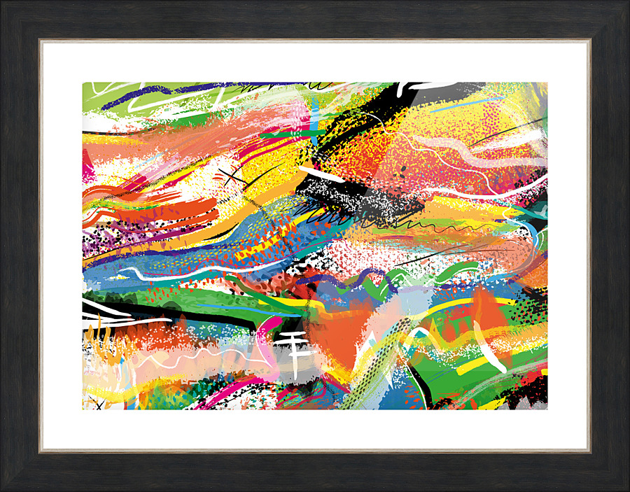 Abstractionwave 007-15 Picture Frame print