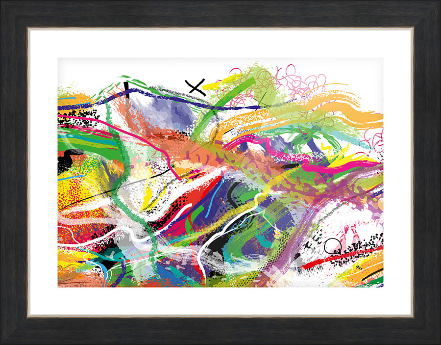 Abstractionwave 007-12 Picture Frame print