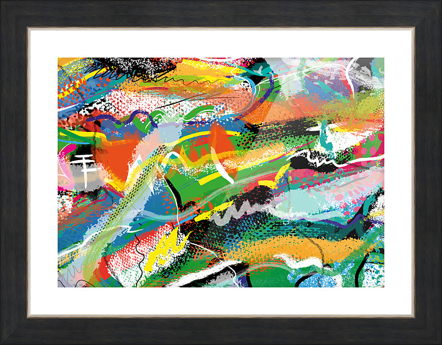 Abstractionwave 007-21 Picture Frame print