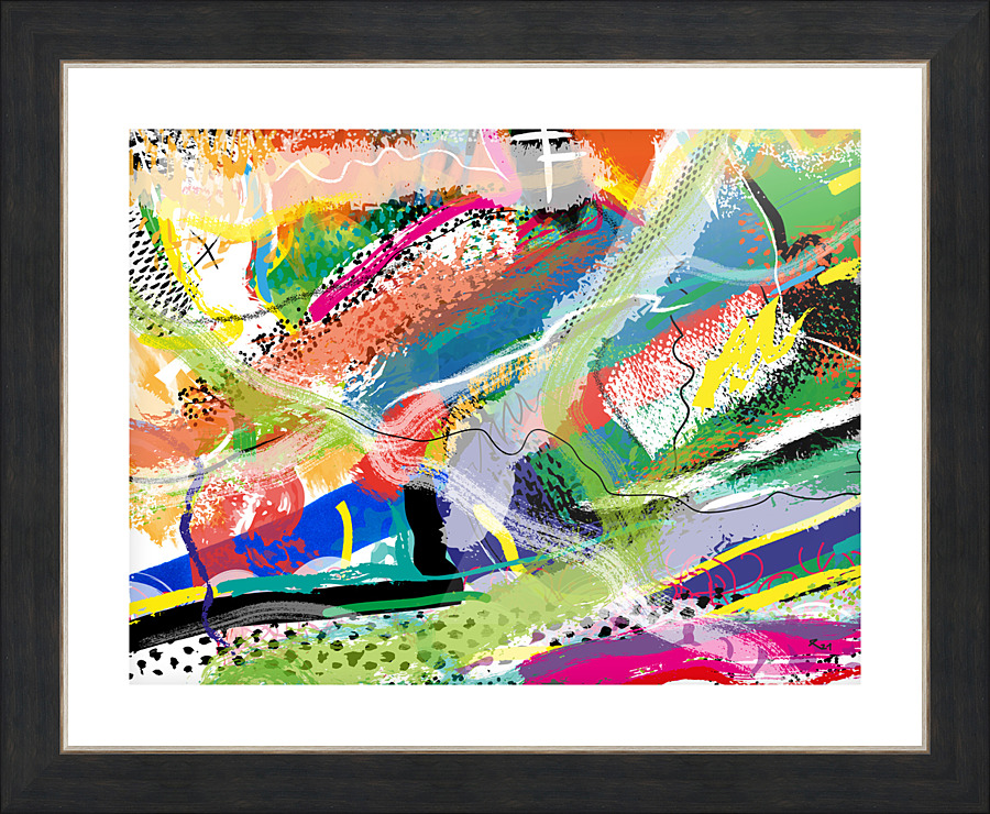 Abstractionwave 007-08 Picture Frame print