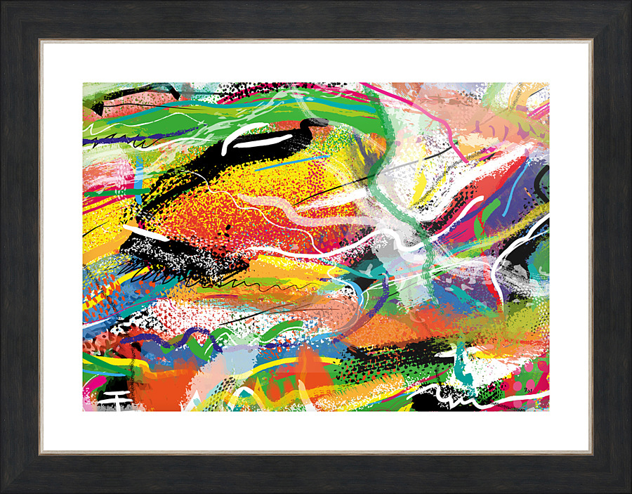 Abstractionwave 007-19 Picture Frame print
