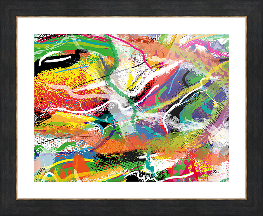 Abstractionwave 007-06 Picture Frame print