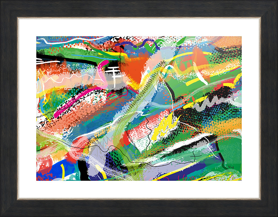 Abstractionwave 007-17 Picture Frame print