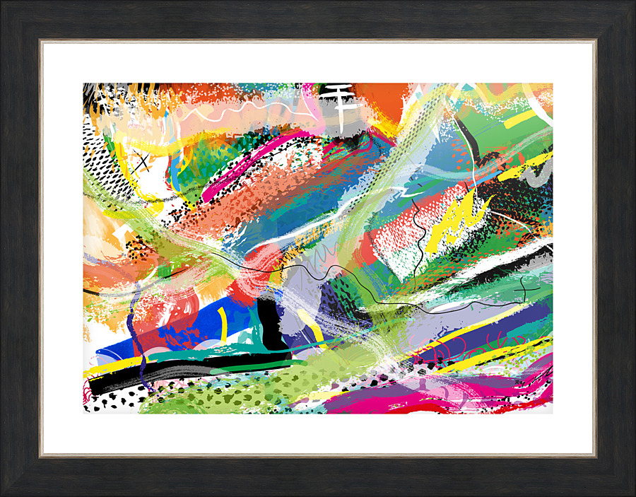 Abstractionwave 007-14 Picture Frame print