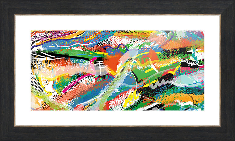 Abstractionwave 007-27 Picture Frame print