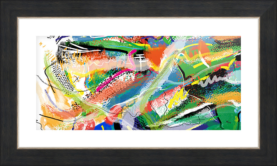 Abstractionwave 007-25 Picture Frame print