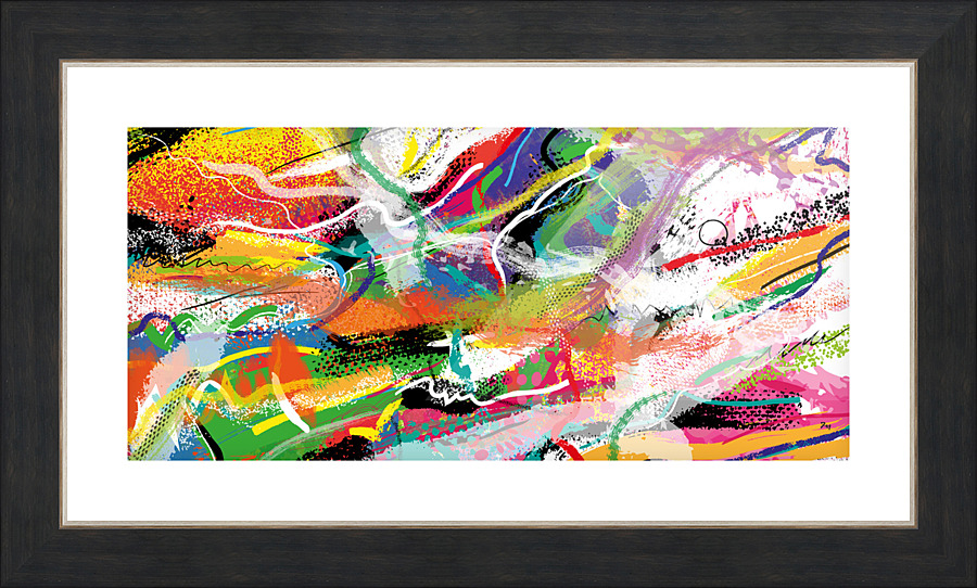 Abstractionwave 007-24 Picture Frame print