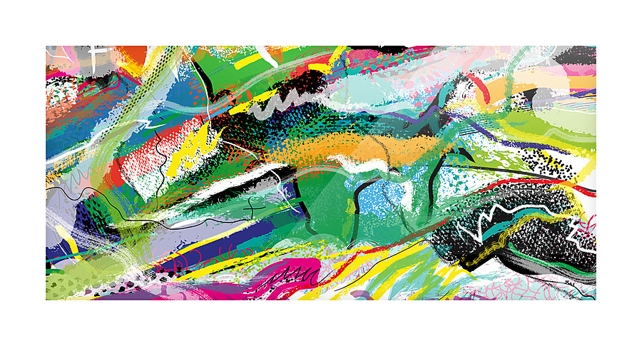 Abstractionwave 007-22 Picture Frame print