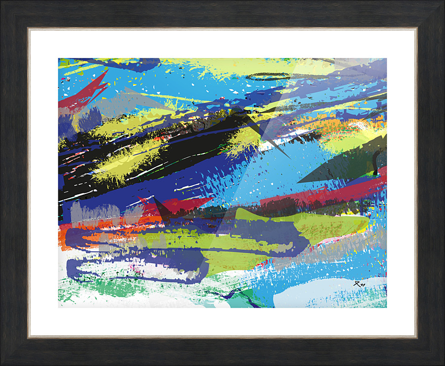 Abstractionwave 008-07 Picture Frame print
