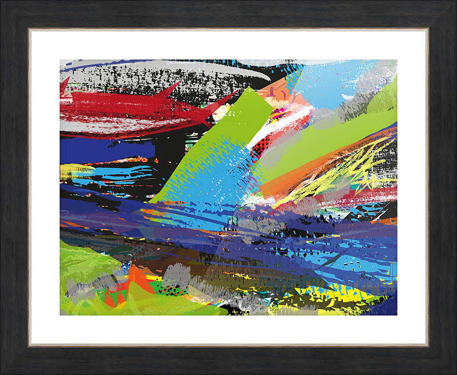 Abstractionwave 008-06 Picture Frame print